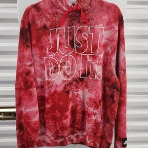 Custom Bleach Tie Dye Nike Hoodie